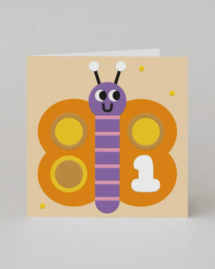 1st Birthday Butterfly Card-Studio Boketto-My Beautiful Caravan