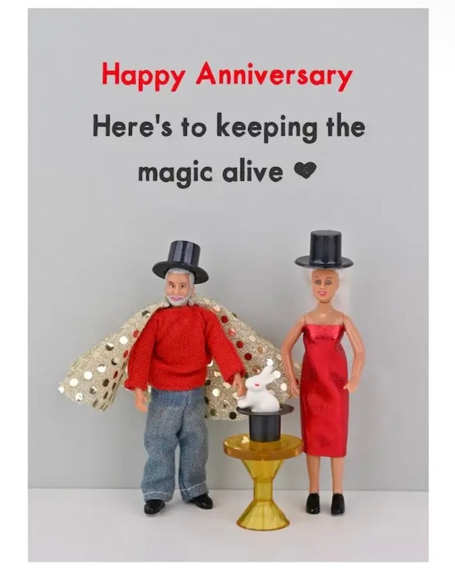 Magic Anniversary Card - Jeffrey & Janice