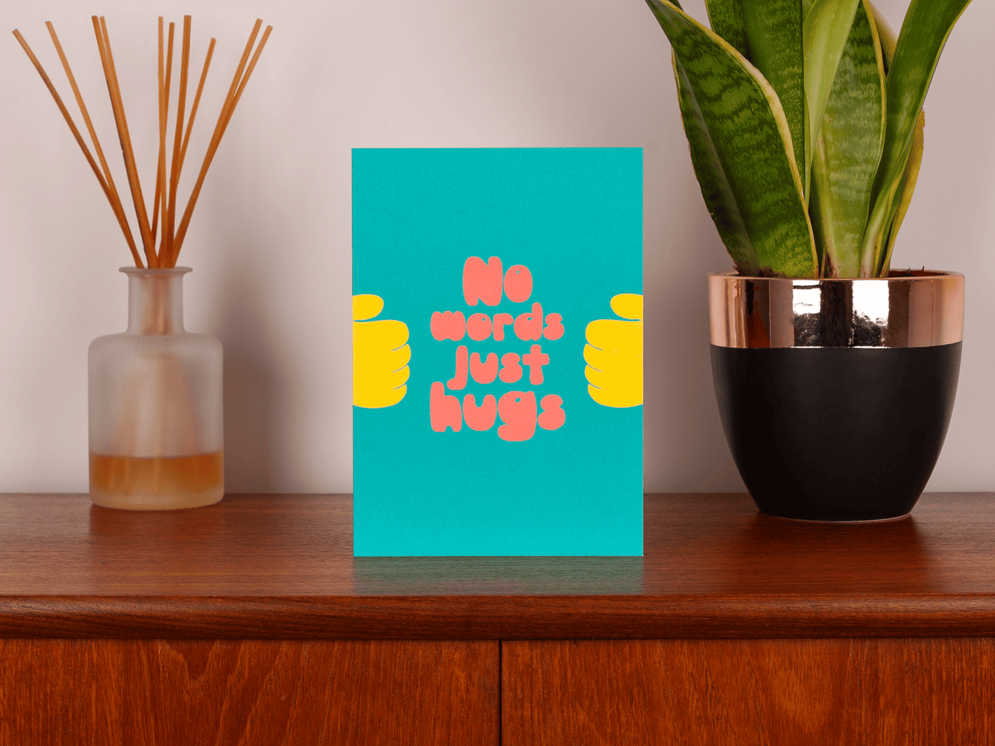 No Words Just Hugs Card