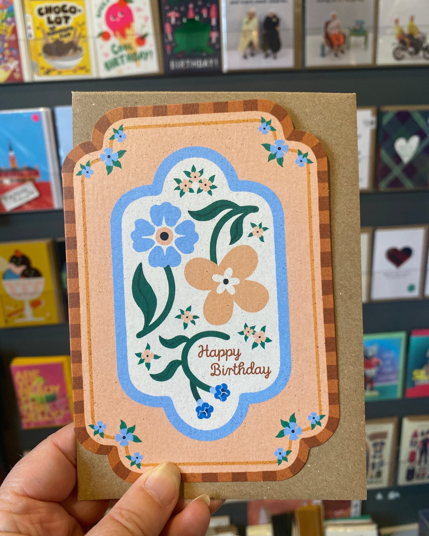 Meadow Tile Happy Birthday Card