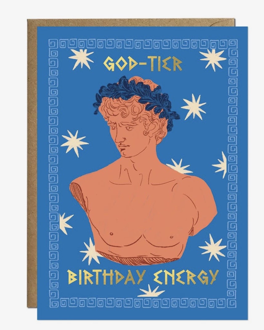 God Tier Energy Birthday Card