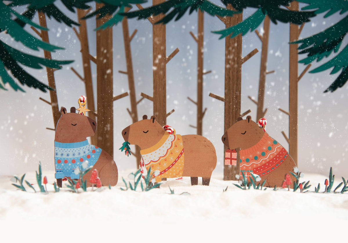 Capybara Christmas Decoration