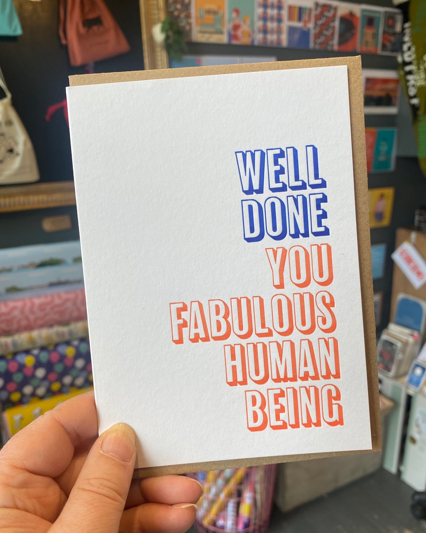 Well Done Fabulous Human Card