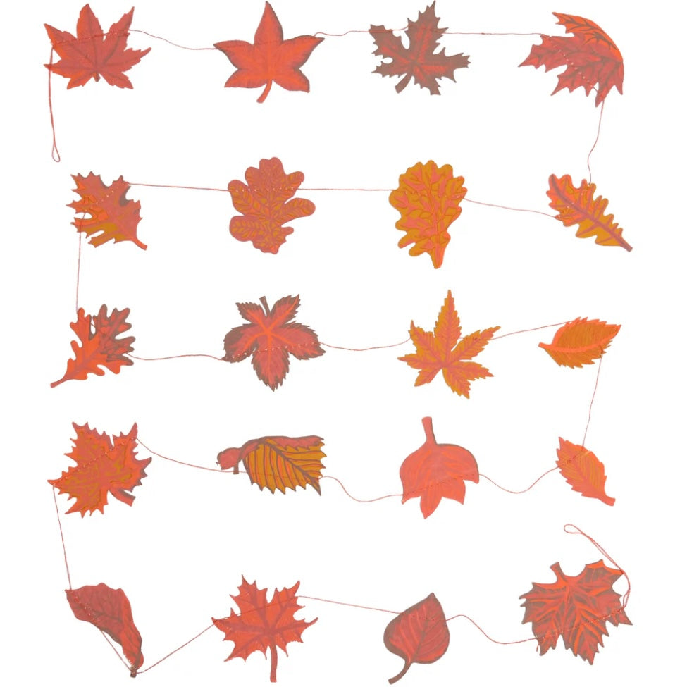Autumn Leaves Paper Garland-East End Press-My Beautiful Caravan