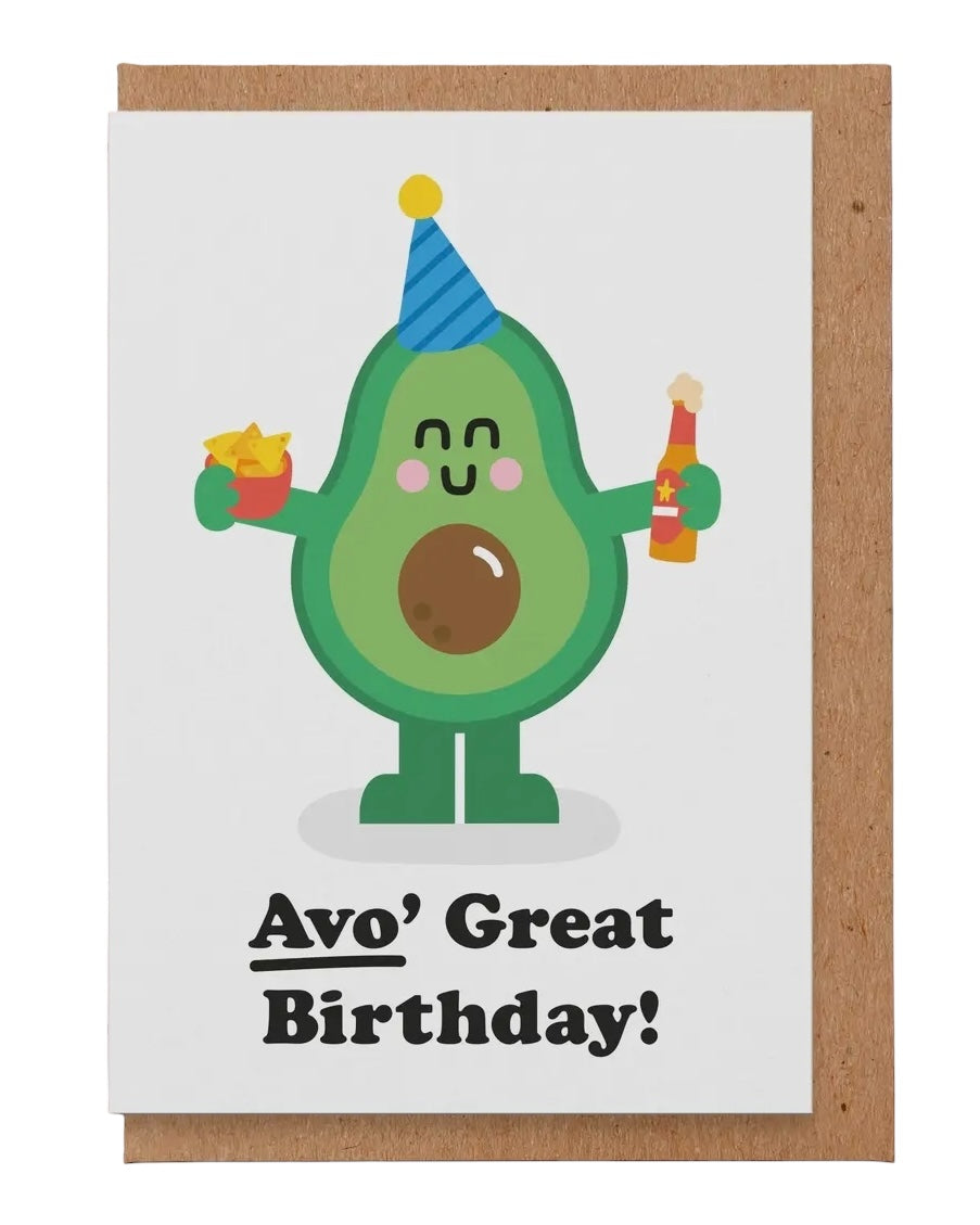 Avo’ Great Birthday Card-Studio Boketto-My Beautiful Caravan