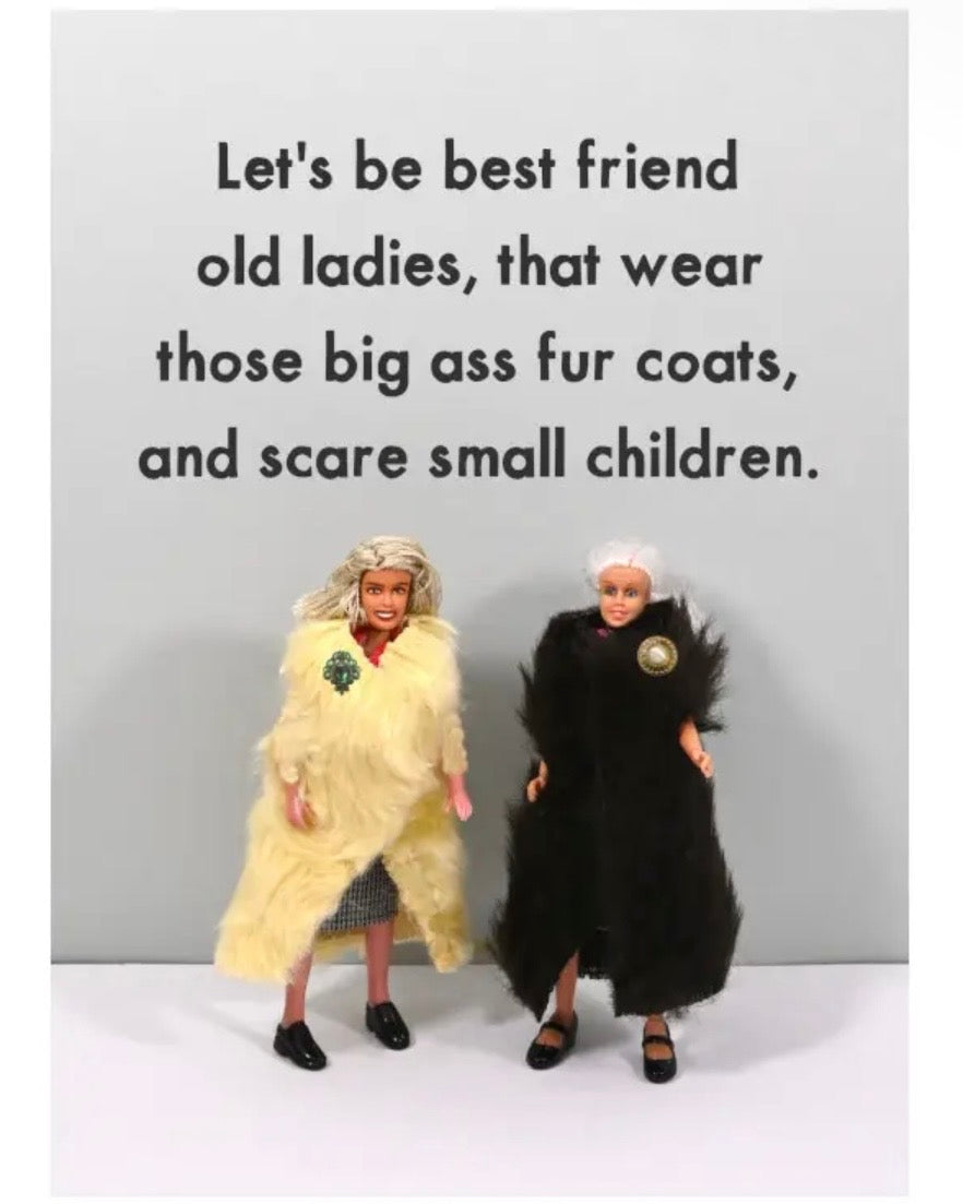 Fur Coats Card - Jeffrey & Janice