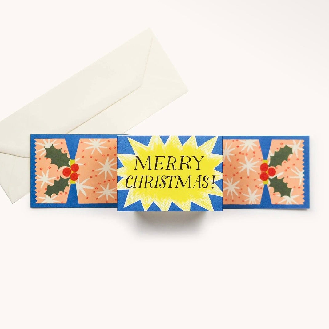 Christmas Cracker Starburst Card