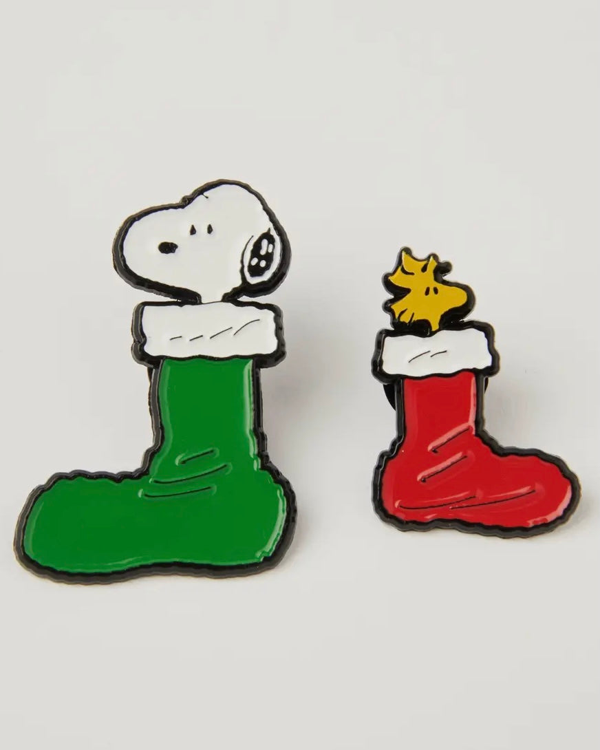 Peanuts Stockings Pins (Set of 2)-Magpie-
