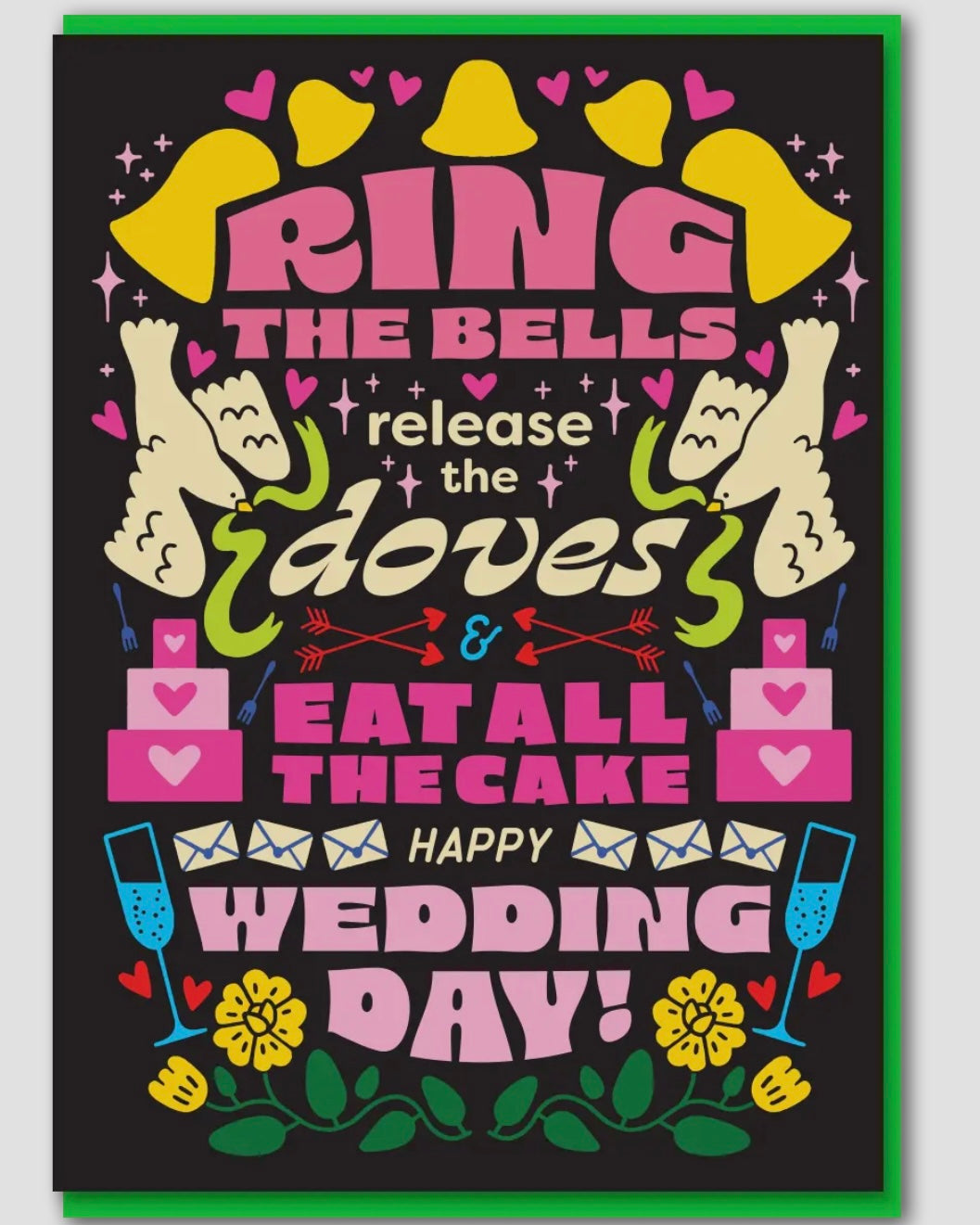Happy Wedding Day Card-Objectables-My Beautiful Caravan