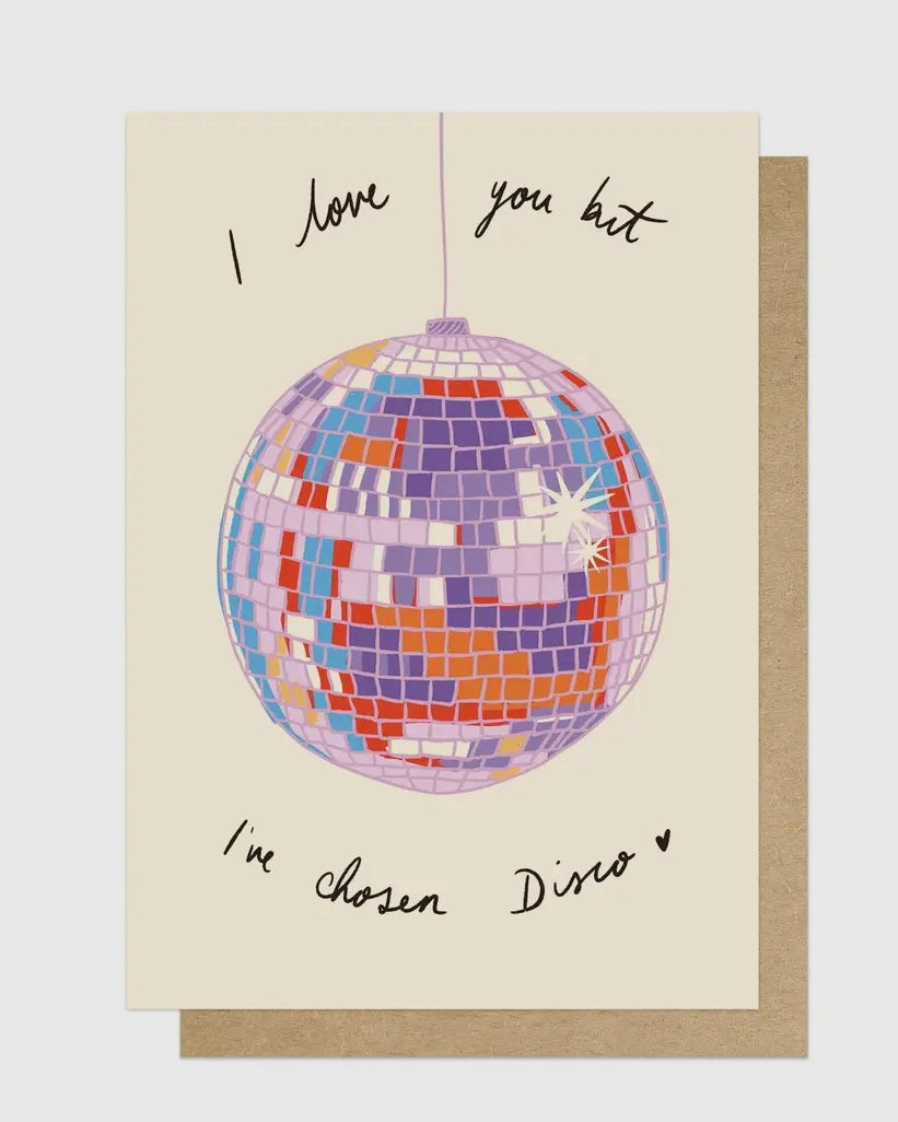 I’ve Chosen Disco Card-East End Prints-My Beautiful Caravan