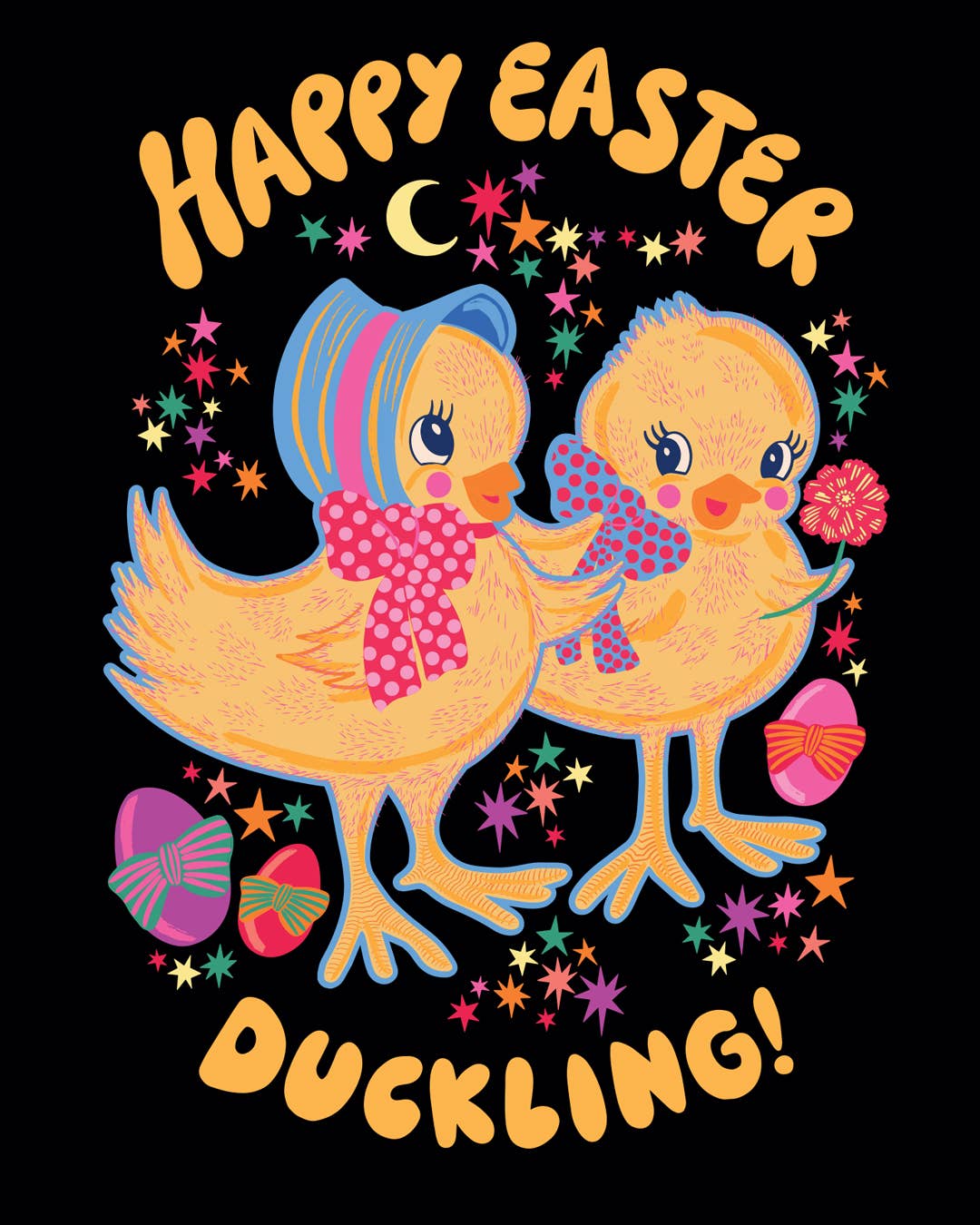 Easter Ducklings Card
