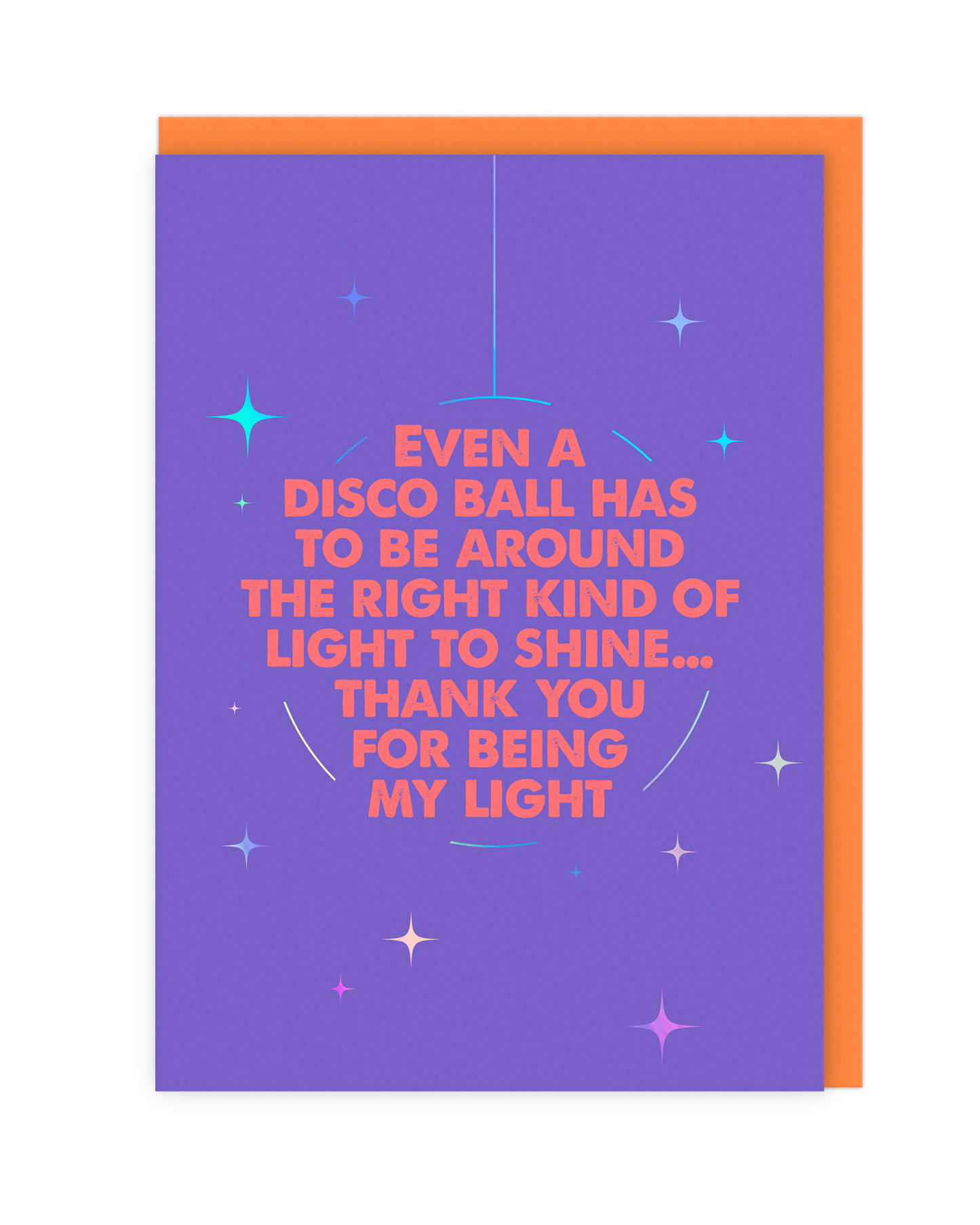 Thank You Disco Ball Gratitude Card