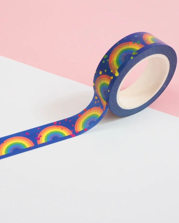 Midnight Rainbow Washi Tape