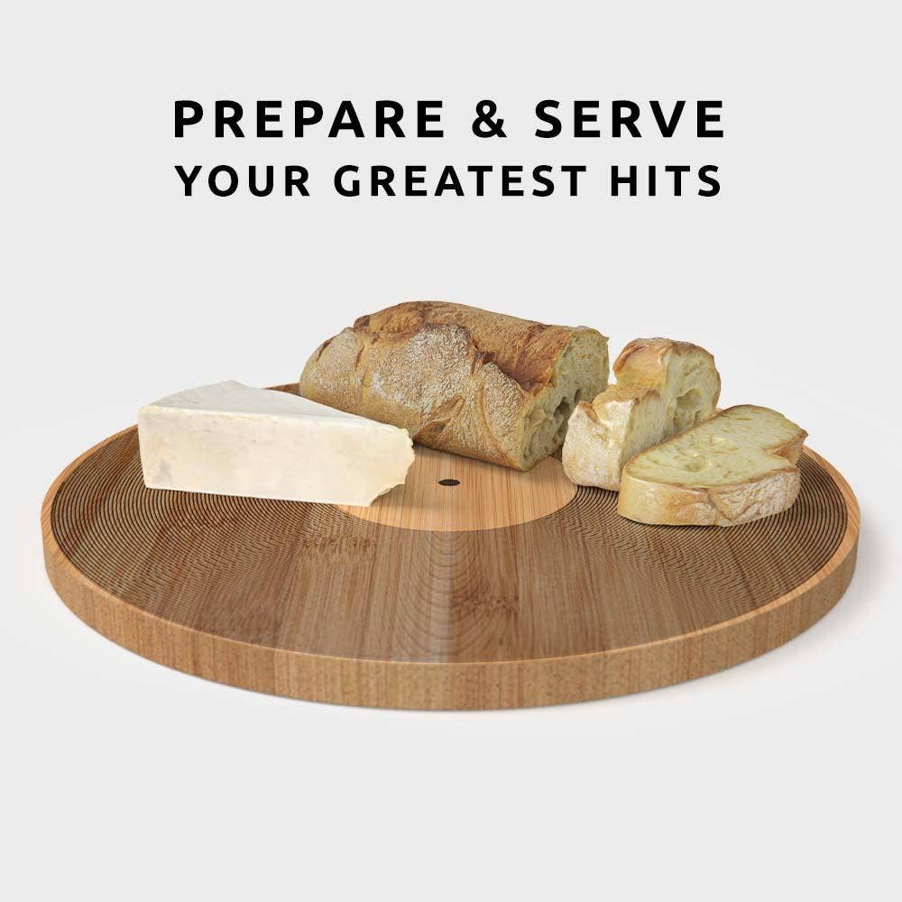 12" Record Bamboo Chopping Board