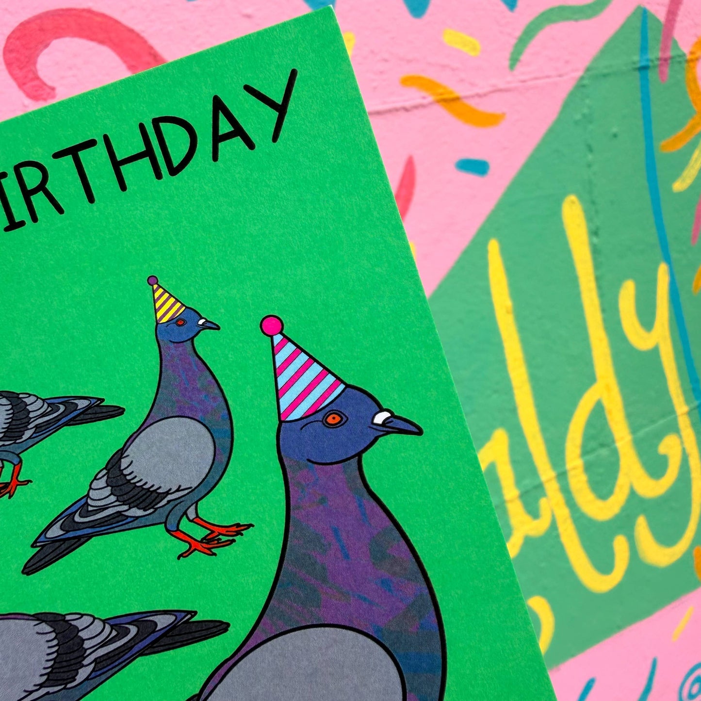 Coool Birthday Pigeon Card