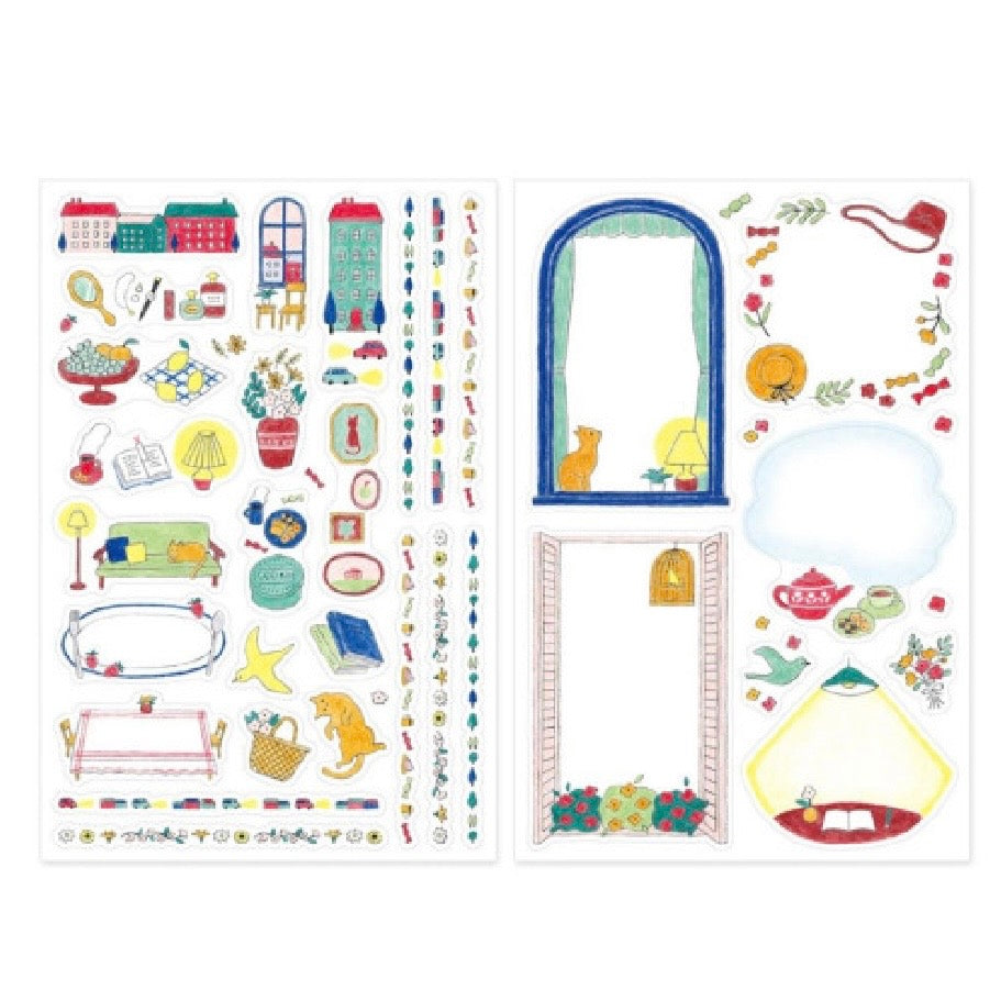 Daily Life Yuru Log Decoration Stickers