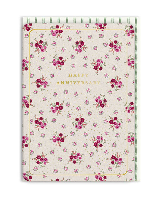 Pia Bouquet Anniversary Card