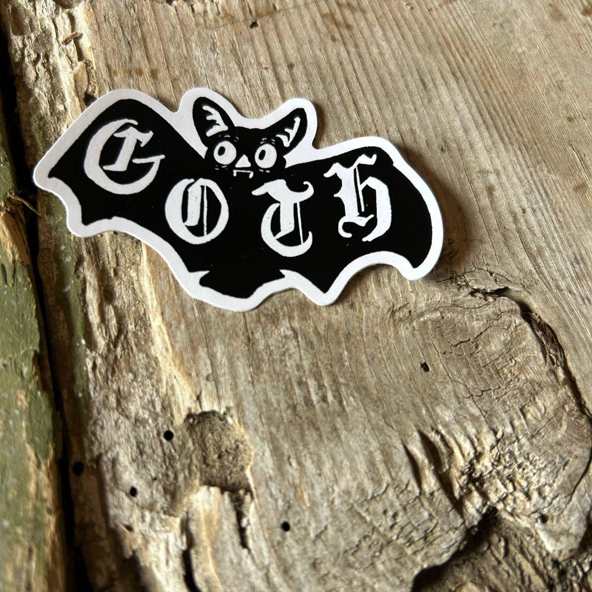 Goth Bat Sticker 