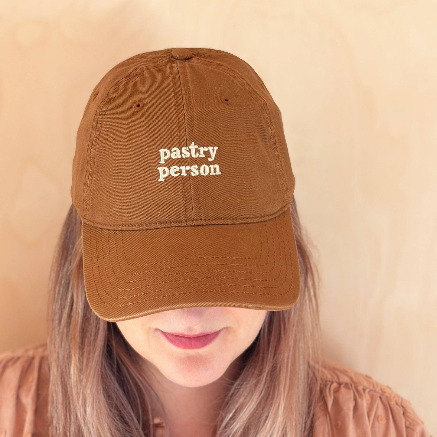 Pastry Person Cotton Baseball Cap
