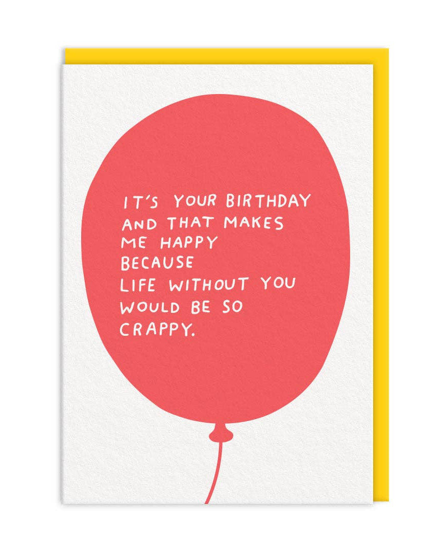 Birthday Balloon Card