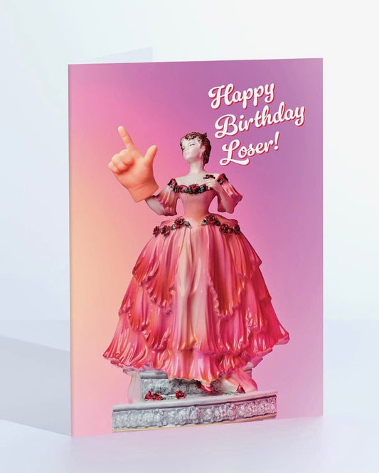 Happy Birthday Loser Card