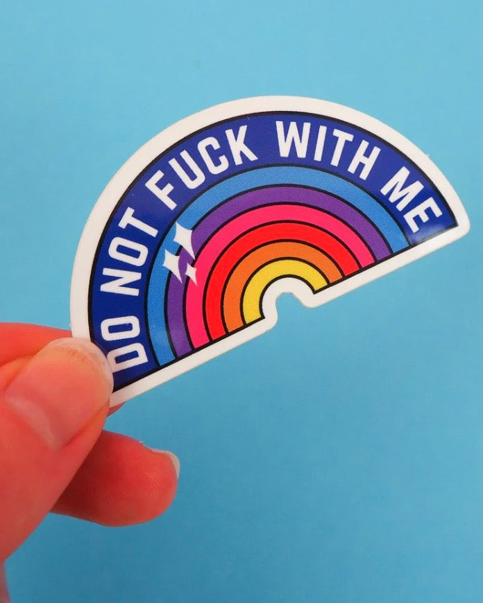 Do Not F*** With Me Vinyl Sticker