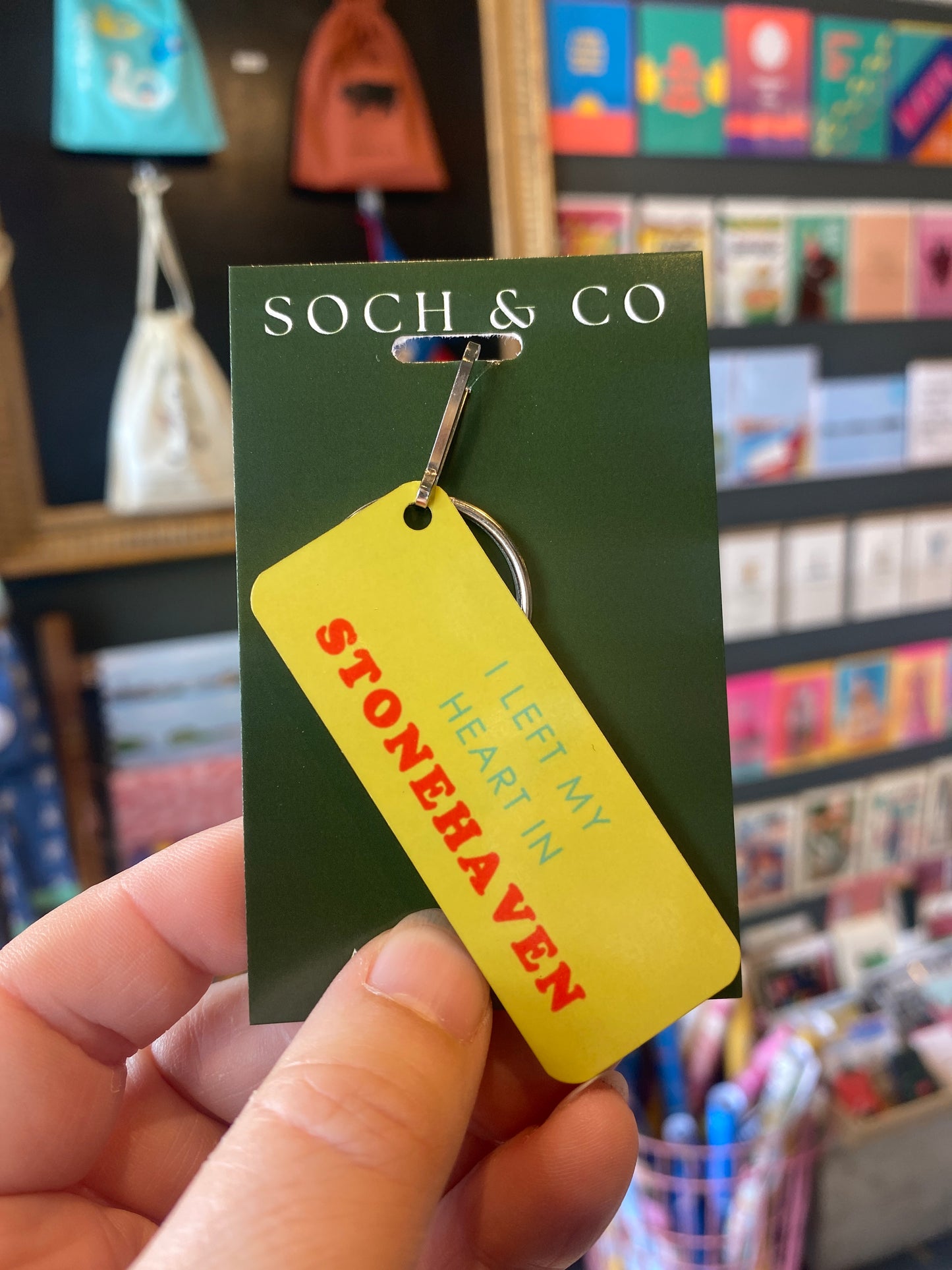 I Left My Heart In Stonehaven Keyring