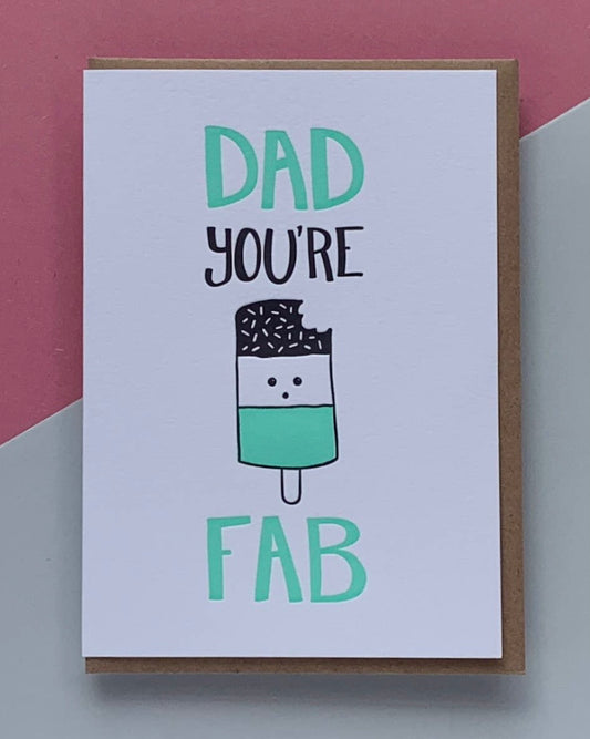 Dad You’re FAB Card