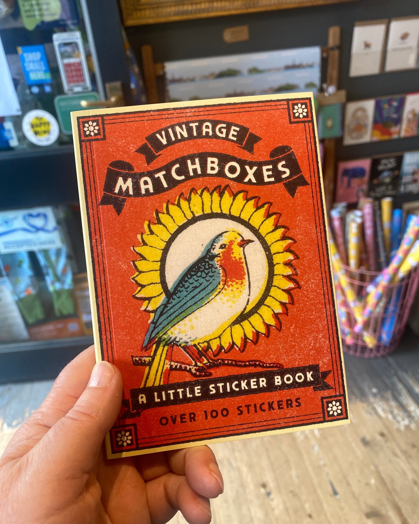 Vintage Matchboxes Sticker Book