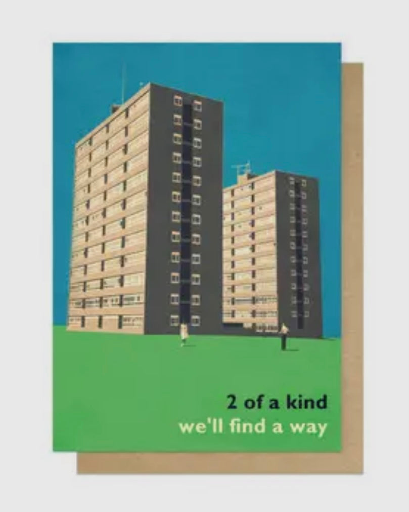 2 Of A Kind / Slide Away Card-East End Prints-My Beautiful Caravan