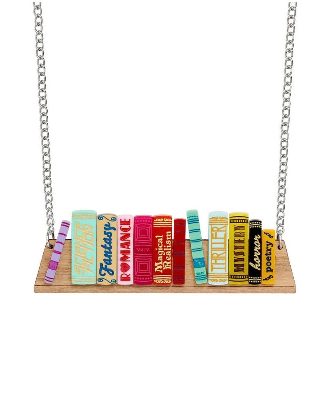 Bookshelf Necklace
