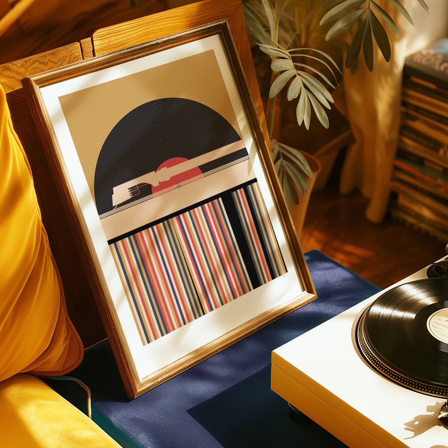 Vinyl Record Needle Drop A4 Print
