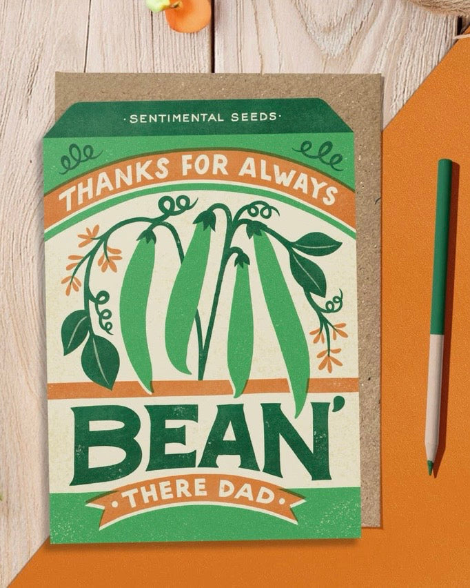Thanks For ‘Bean’ There Dad Card
