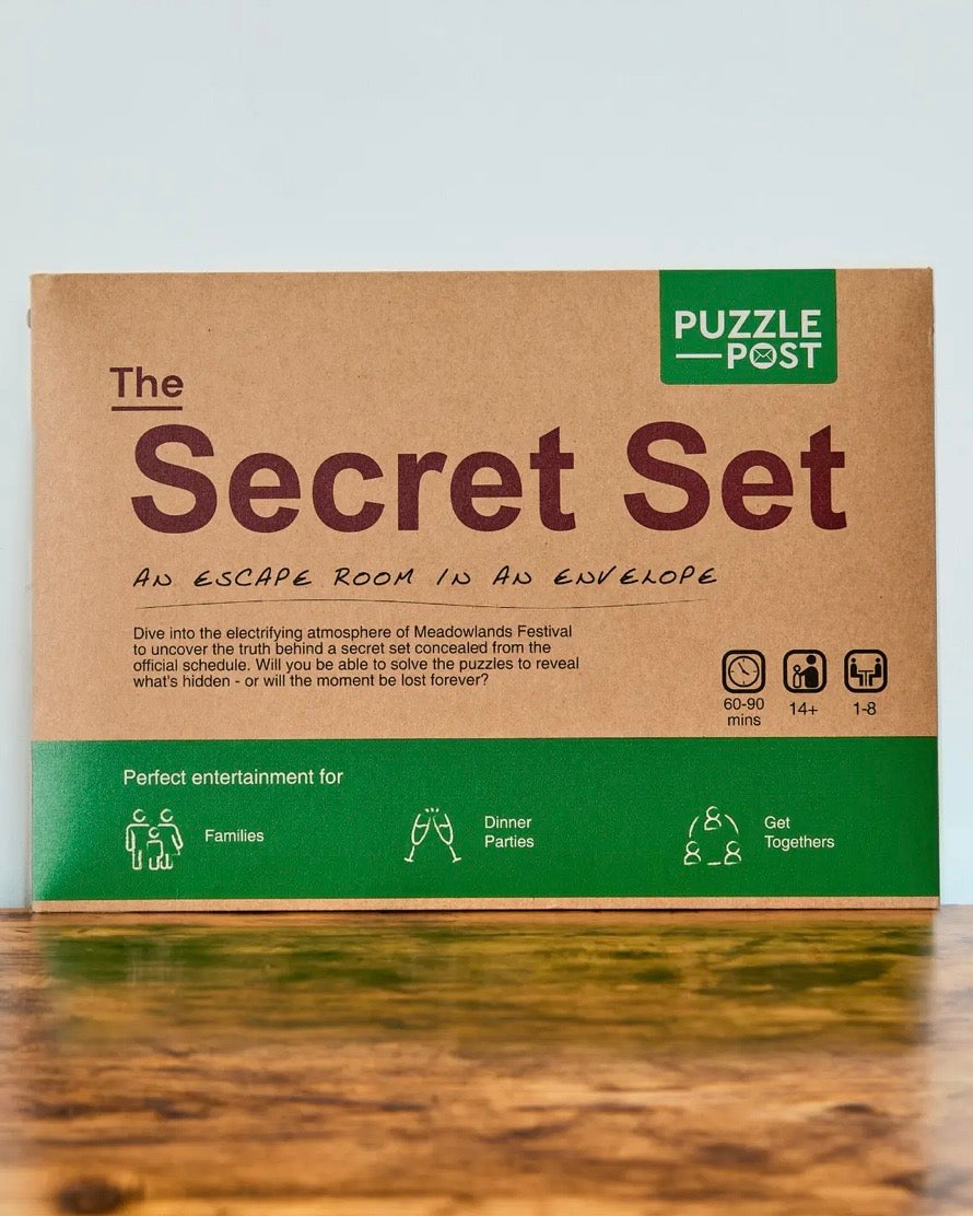 ‘The Secret Set’ Escape Room In An Envelope