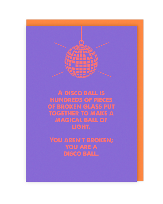 You Are A Disco Ball Card