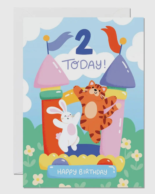 2nd Birthday Card-Ricicle Cards-My Beautiful Caravan