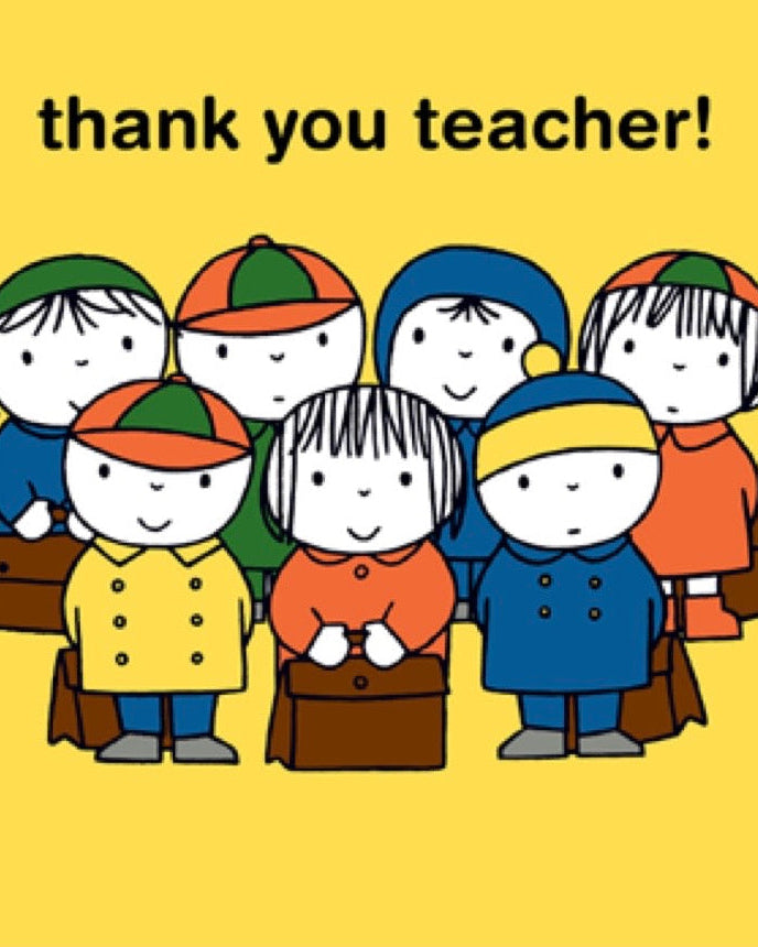 Dick Bruna Thank You Teacher Card