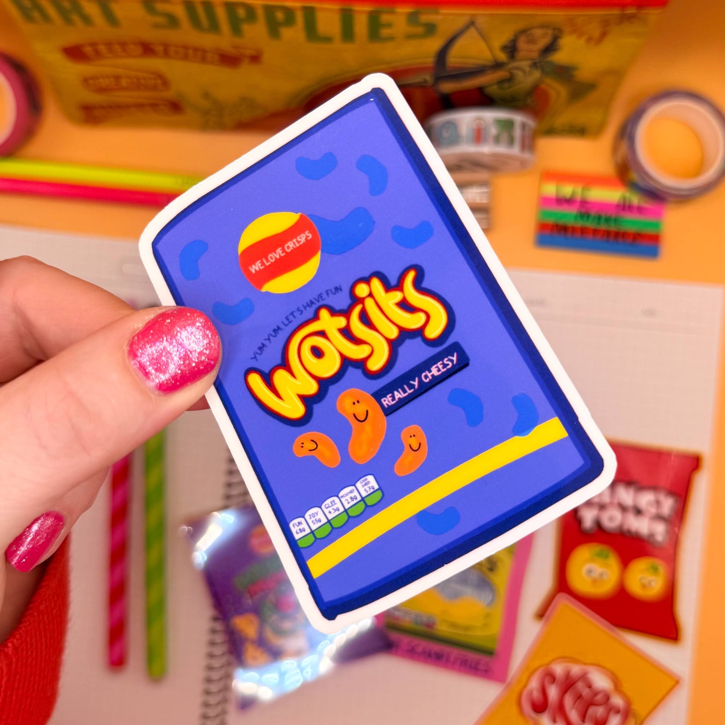 Wotsit All About Sticker