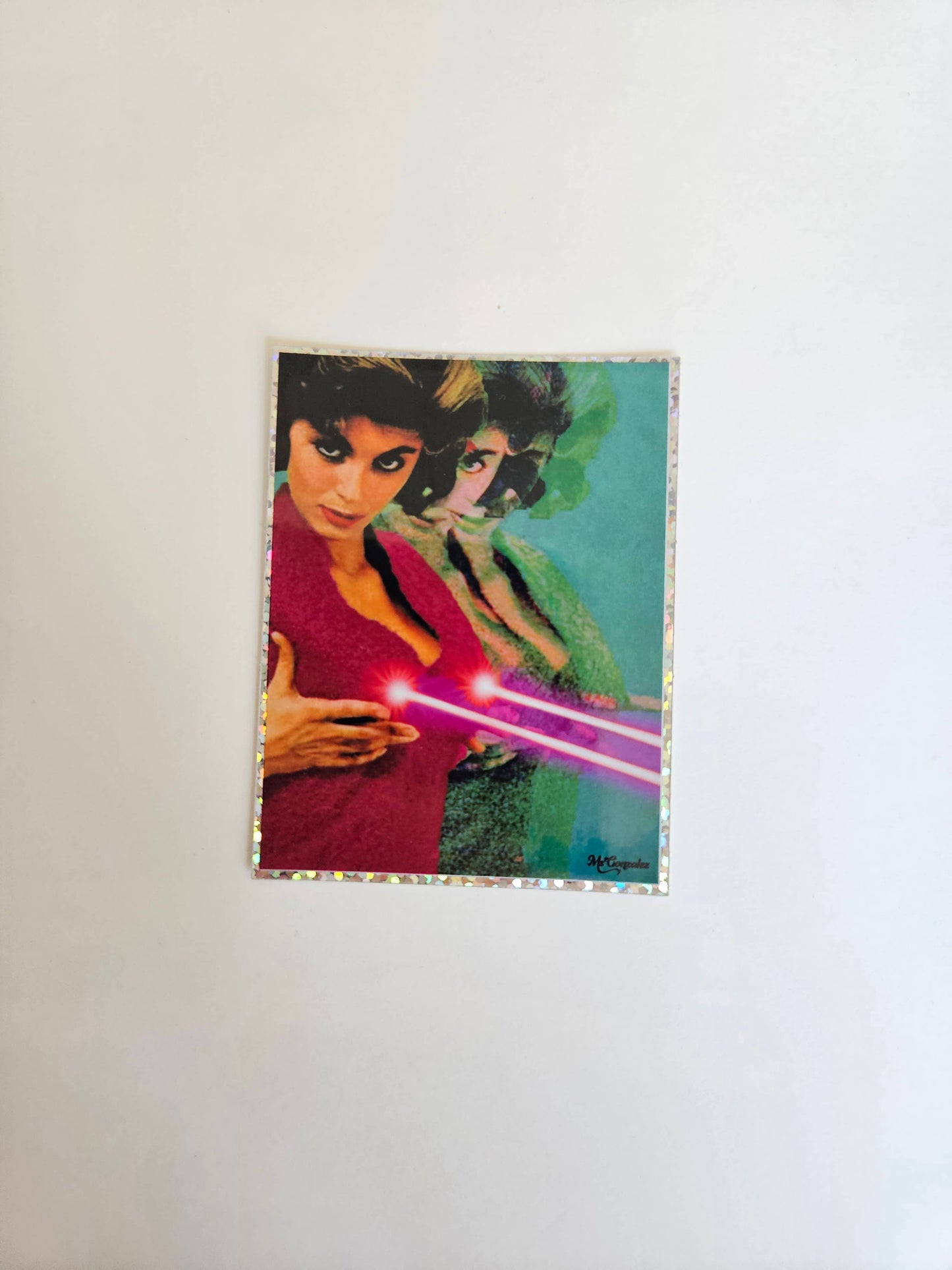 Powerful Woman Glitter Sticker