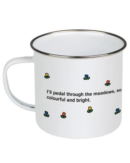 Miffy’s Bicycle Enamel Mug