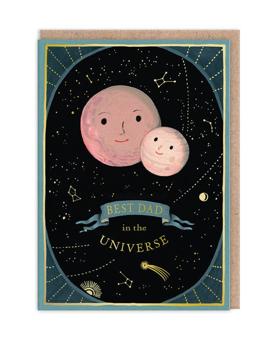 Best Dad In The Universe Card
