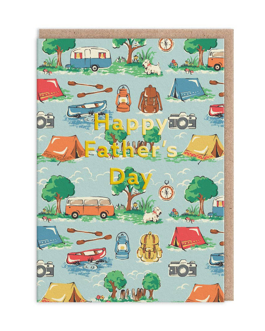Camping Happy Father's Day Card