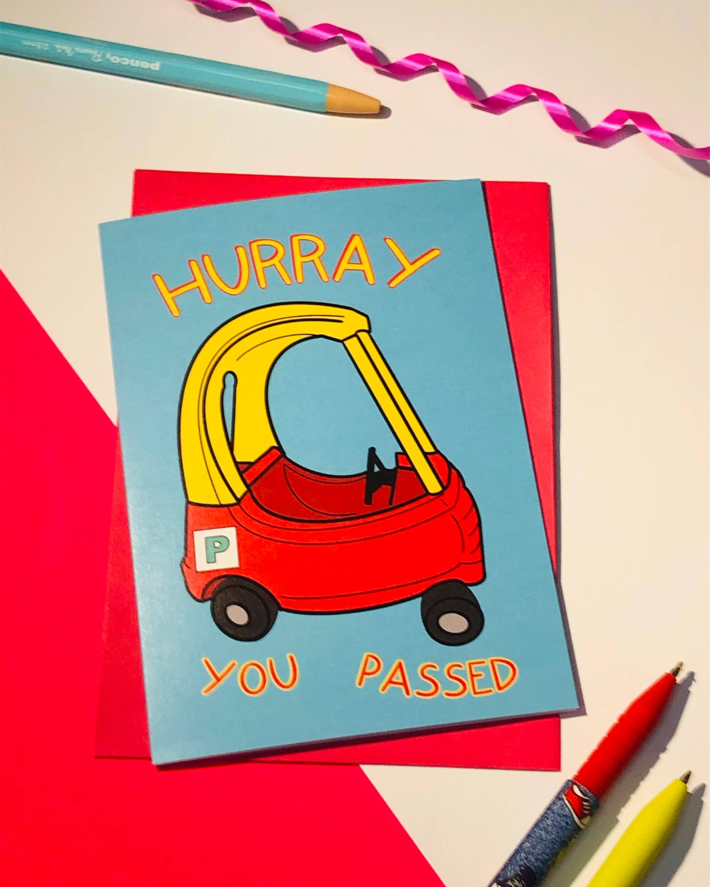 Driving Test Pass Congratulations Card