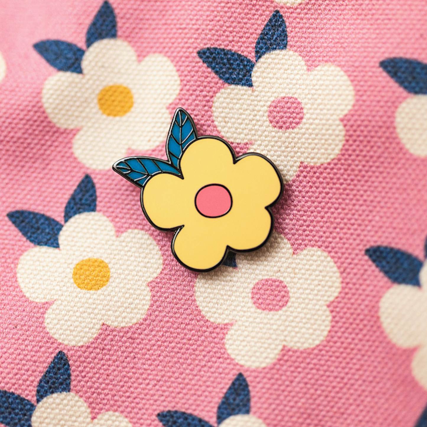 Retro Flower Enamel Pin