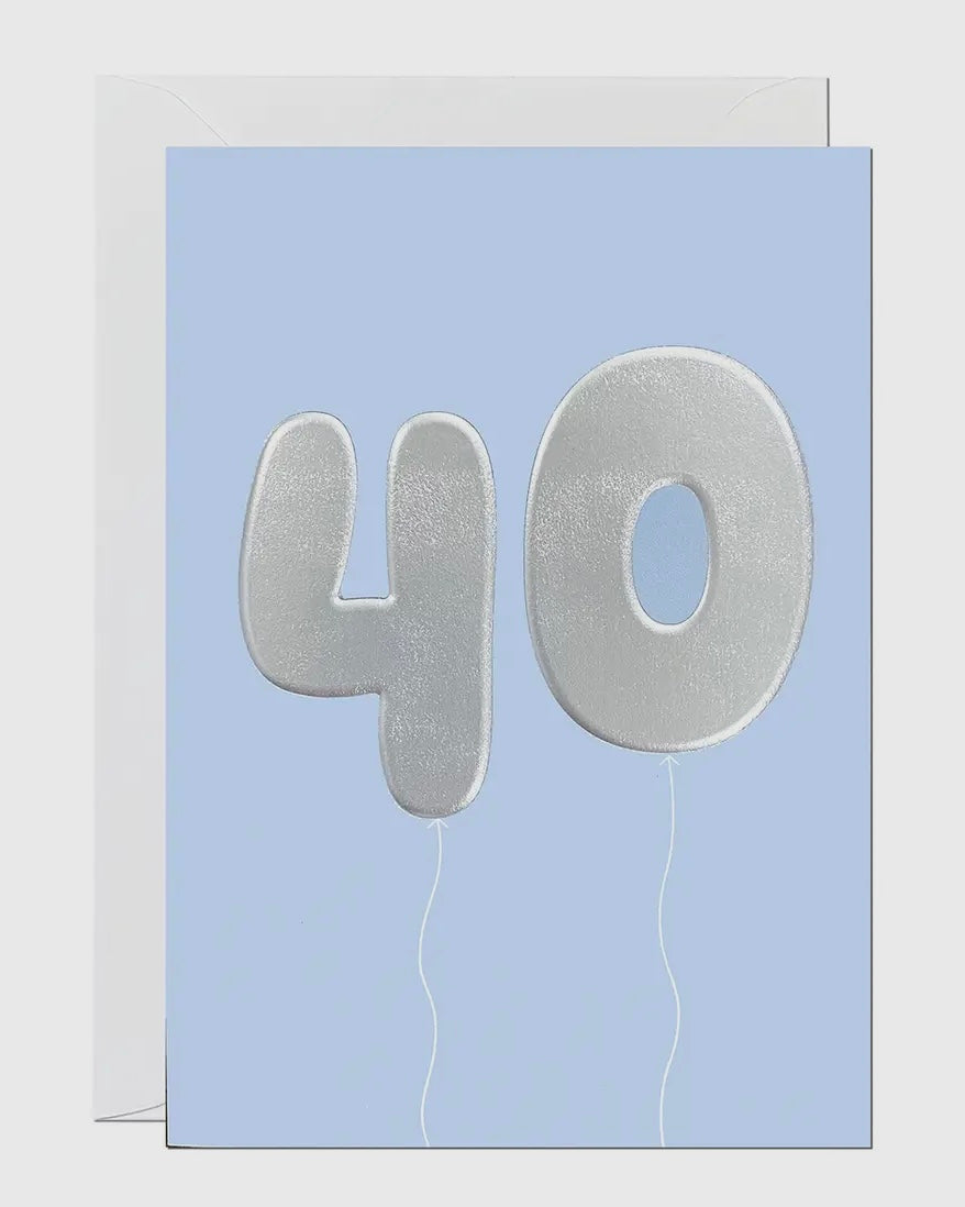 40th Birthday Card-Ricicle Cards-My Beautiful Caravan