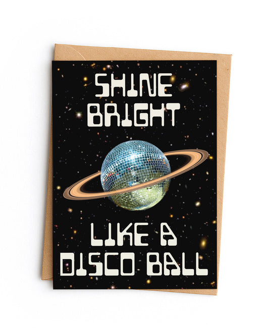 Saturn Disco (Shine Bright) Card
