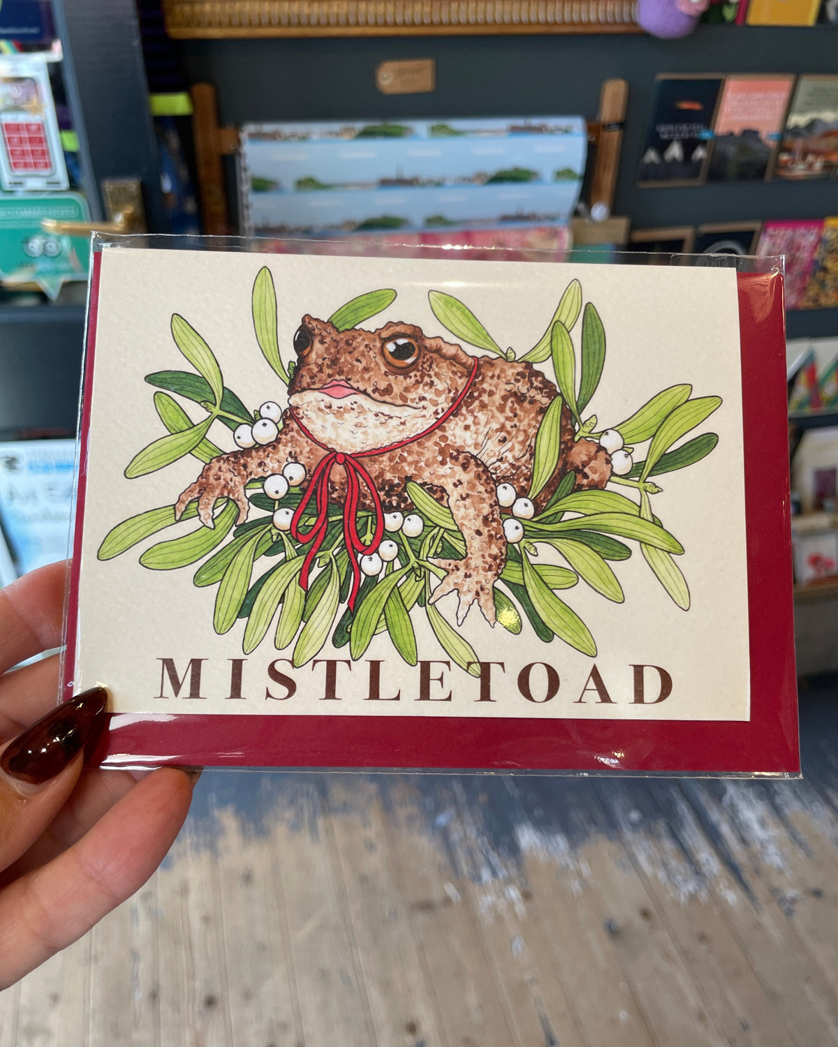 Mistletoad Card