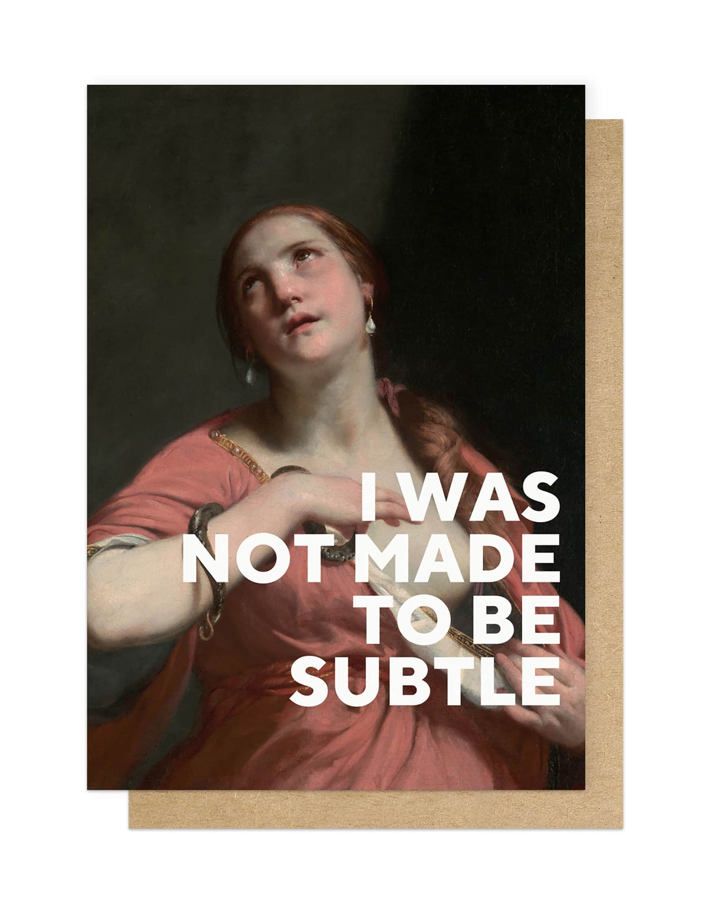 Not Subtle Card