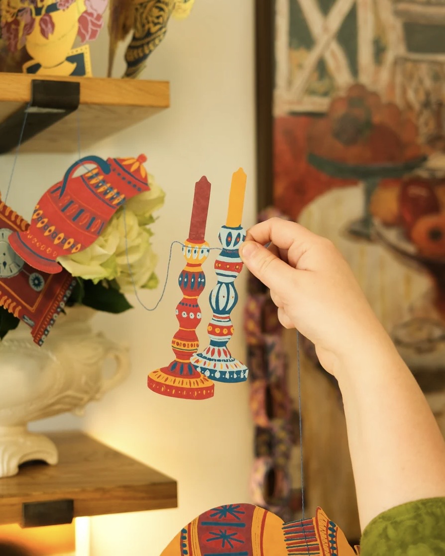 Bloomsbury Mantlepiece Paper Garland