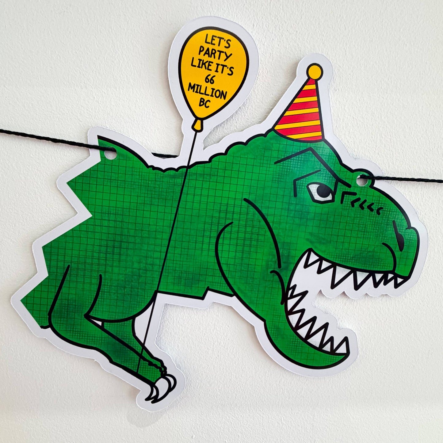 T Rex Party Garland